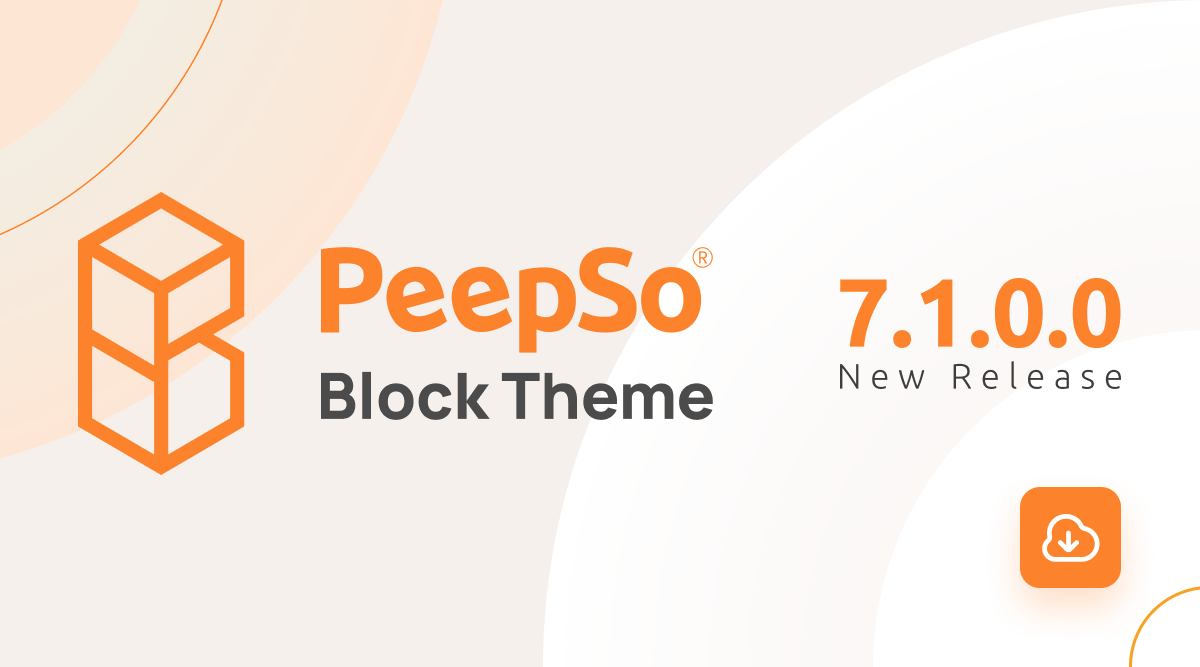 PeepSo & Block Theme 7.1.0.0