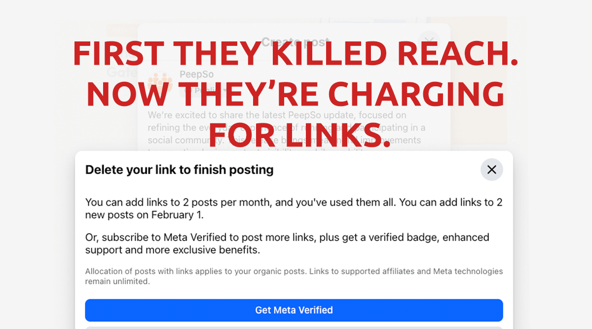 Meta just put a price tag on links, and they expect you to swallow it quietly.